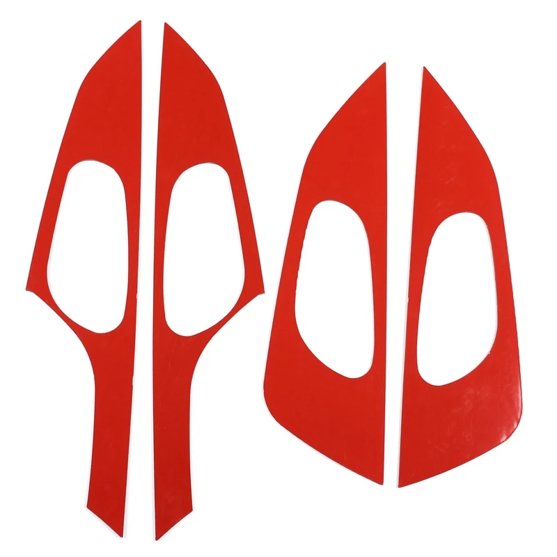 

4Pcs Carbon Fiber ABS Interior Door Handle Panel Cover Trim Decoration Stickers for Nissan X-Trail 2014-2018