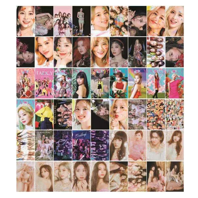 54 шт./компл. Kpop двойная карта Lomo самодельная фотография Фотокарта HD коллективная |