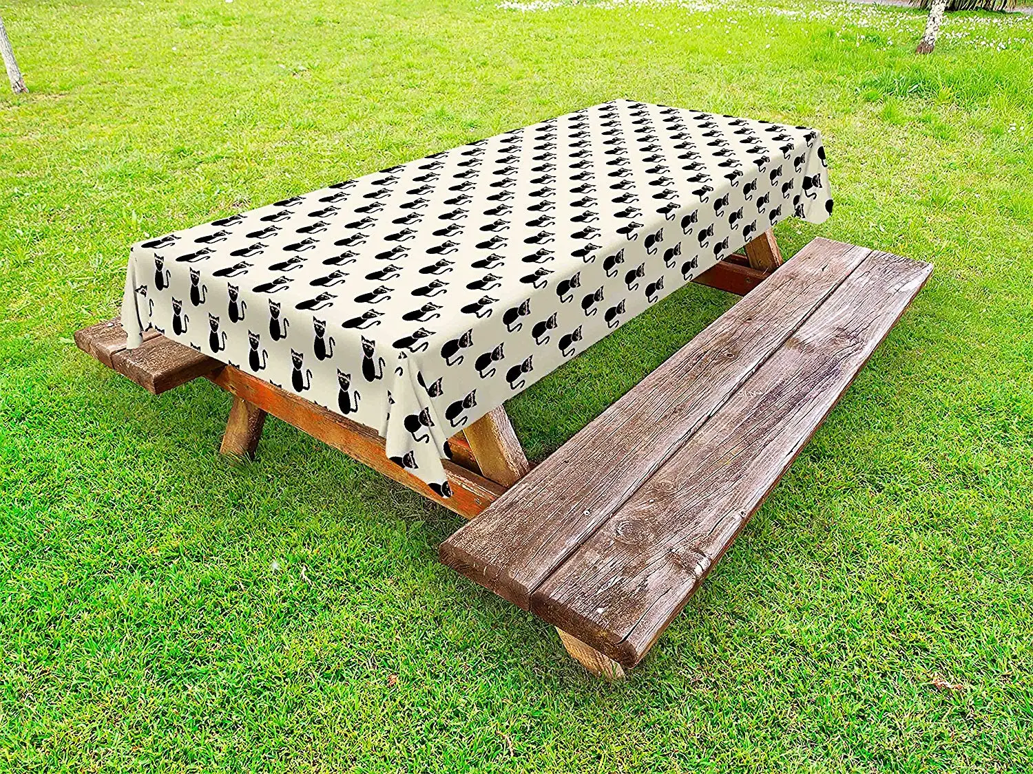 Скатерть для кошек черный дом домашнее животное в свадебном платье с цветочной