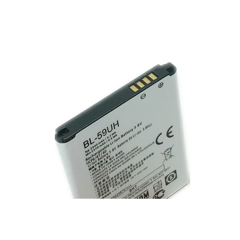 new 2440mah bl 59uh replacement battery for lg g2 mini d618 d620 d620r d620k d410 d315 f70 bl59uh phone bateria free global shipping