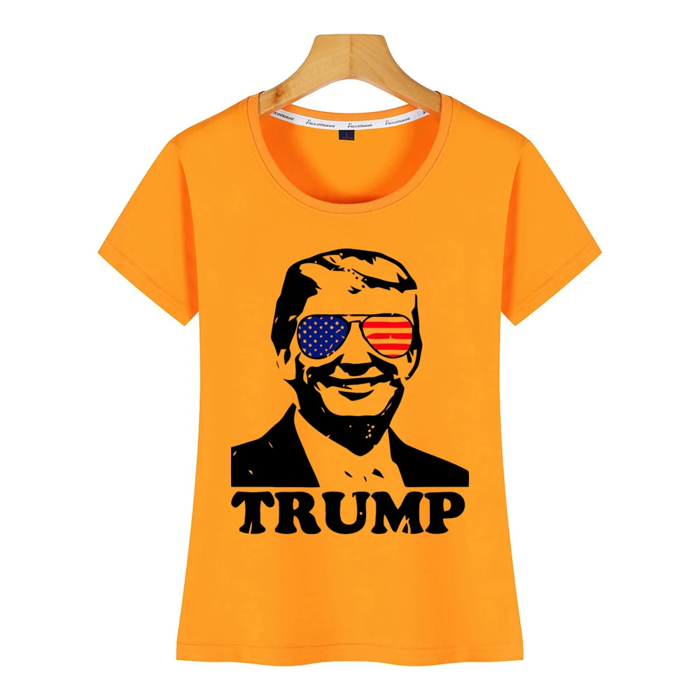 Женская футболка с американским флагом Летняя короткая Harajuku | одежда