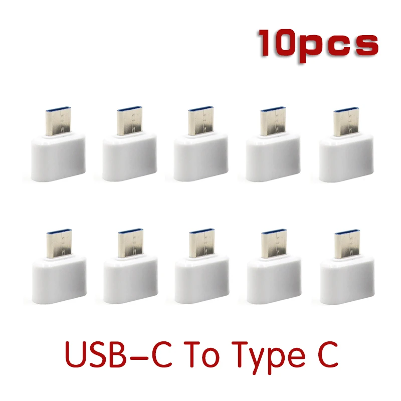 10 шт. USB 3 0 Type-C OTG адаптер для кабеля Type C USB-C конвертер Xiaomi Mi5 Mi6 Huawei Samsung мыши