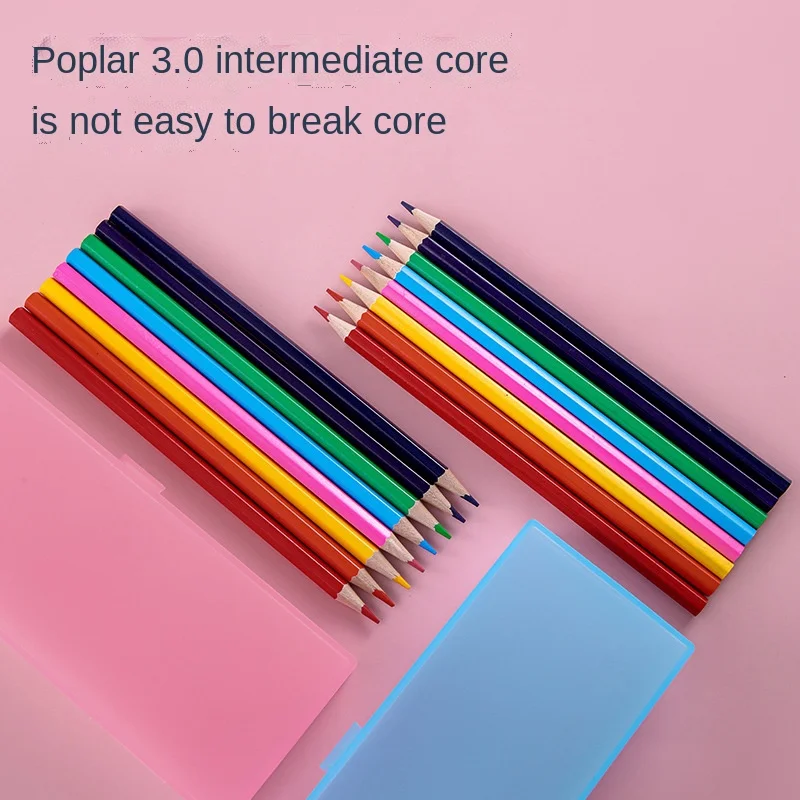 

Color Pencil for Kids Girls Boys Stationery Set 8 Colors Graffiti Colored Pencils with Pen Case Children's Art Painting Coloring