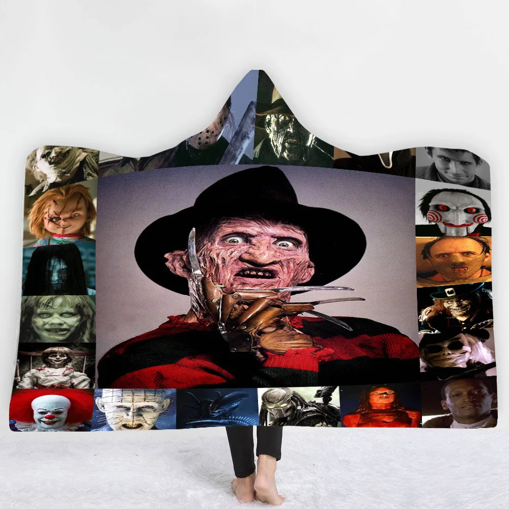 3D ужас Потрясающие фигурки альбом накидка покрывало | Дом и сад