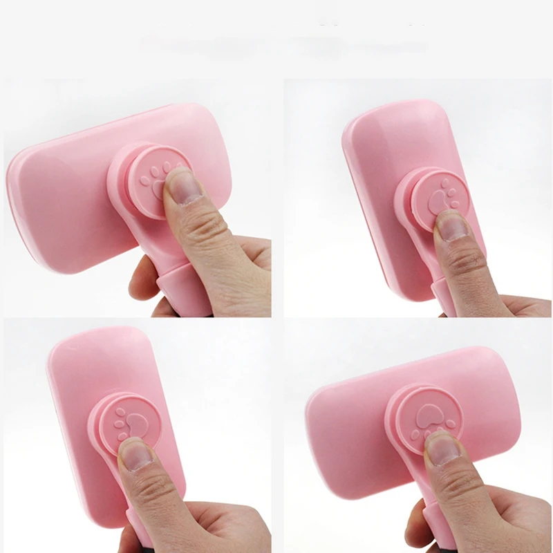 

Dog and Cat Hair Removal Comb Brush Automatic Hair Removal Comb Pet Supplies