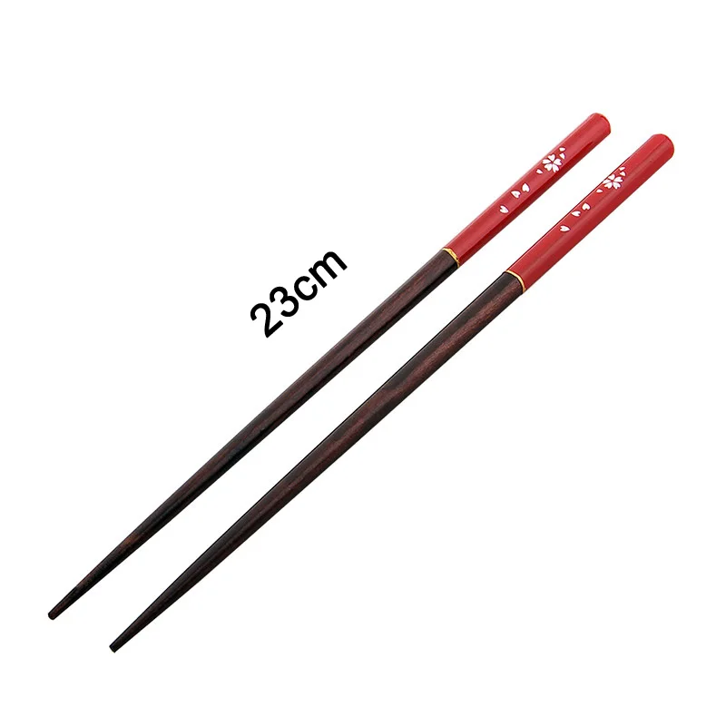 Японские деревянные палочки для еды с острым носком домашняя посуда длинные