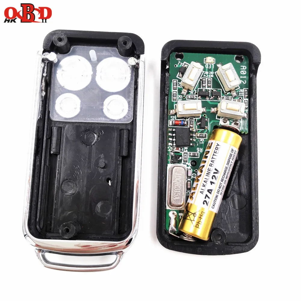 

HKOBDII Cloning Duplicator Key Fob A Distance Remote Control 315/433MHZ Clone Fixed Learning Code for Gate Garage Door 2021 New