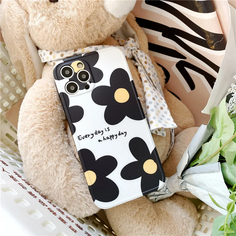 

Чехол для телефона в Корейском стиле для девочек 12 11 Pro Max Xr Xs Max 7 8 Plus X 7Plus