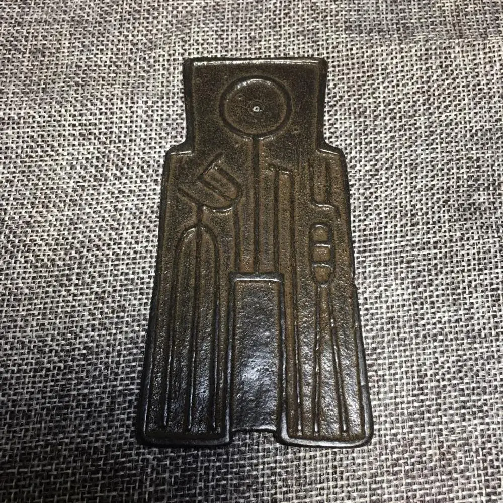 Древняя китайская медная монета Коллекционная благоприятная фэн шуй латунные