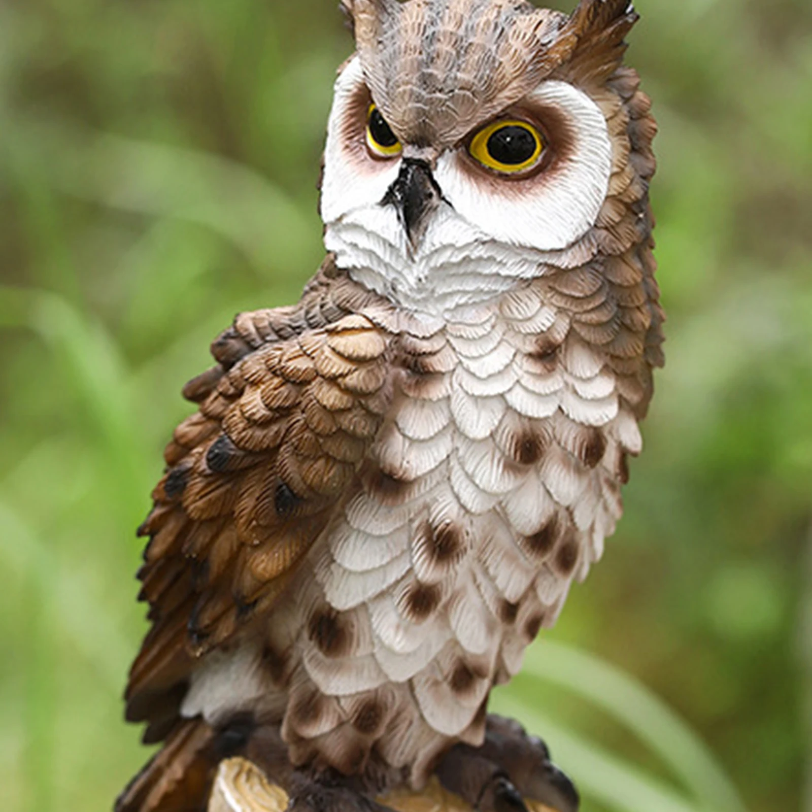 Фигурка из смолы для сада и лужайки креативная статуэтка совы украшения дома