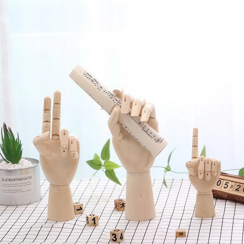 

Деревянная Ручная фигурка, декор для стола, скандинавский Декор для дома, офиса, бара, стола, статуэтка, украшение для детской комнаты, гости...