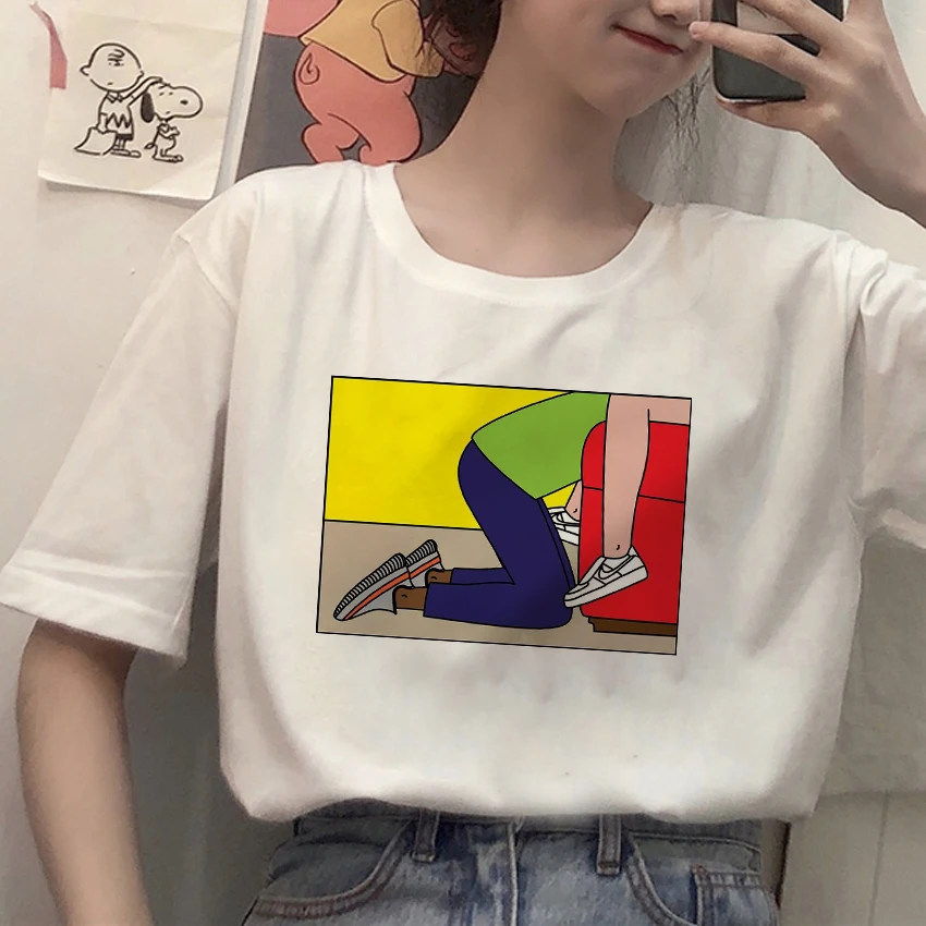 Веселая футболка с изображениями Анны лоччи серии SneakerSutra женская ulzzang Harajuku