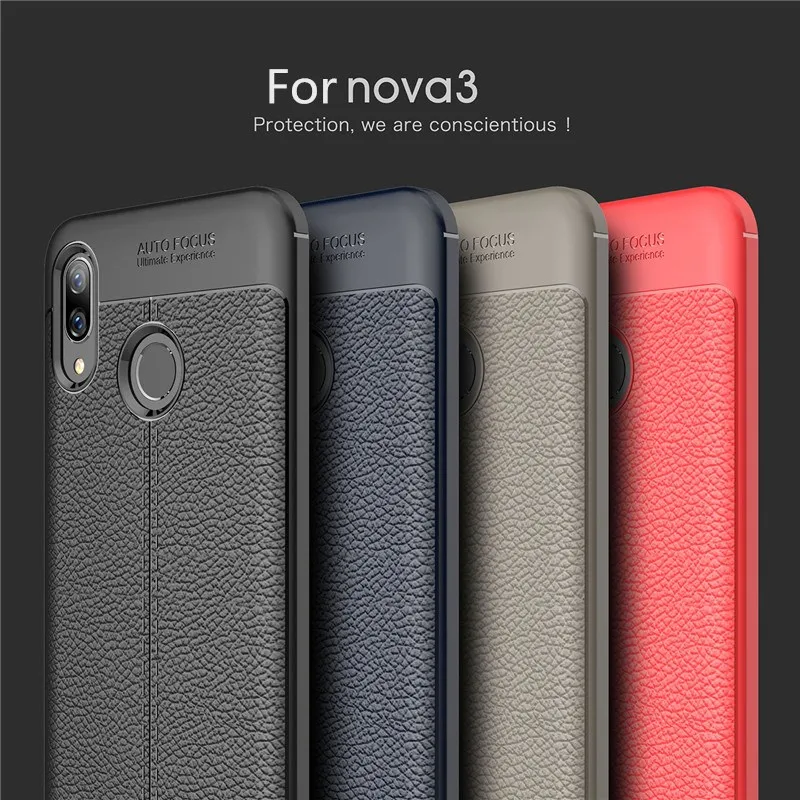 Для huawei Nova 3 чехол силиконовый ударопрочный для телефона задняя крышка Funda |