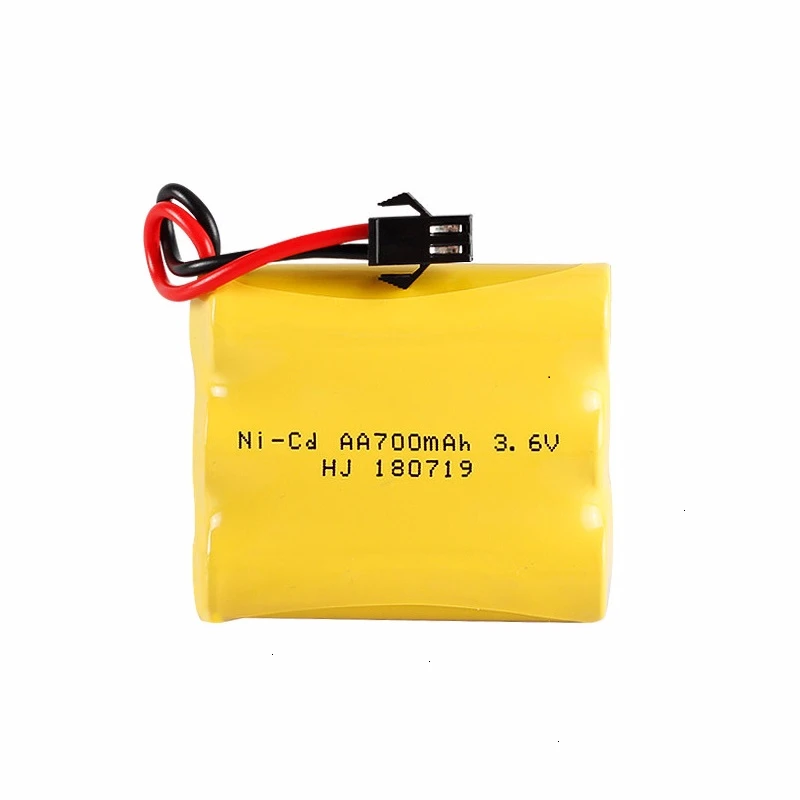 Обновленная батарея 3 6 v 700mah NiCD для радиоуправляемых игрушек автомобилей танков