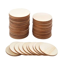 10200mm wood circles unfinished round slices discs diy crafts cutouts coasters painting engraving carving home decorations mdf