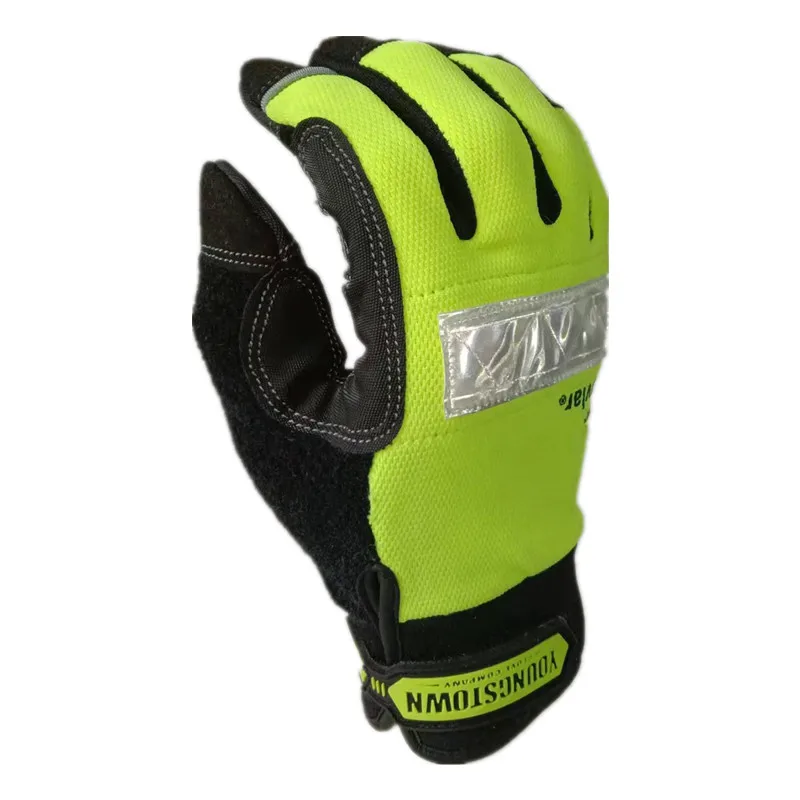 

The highest quality wear-resistant, antiskid and anti cutting Safety work gloves(Small,Green)