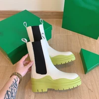women boots 2021 chelsea boots ladies round toe platform womens boots luxury brand winte anti skid woman