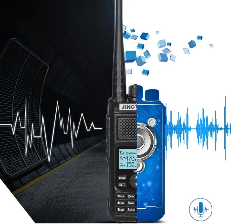 Иди и болтай Walkie Talkie “иди и 12 Вт 4800 мА/ч, JT-5988 высокое Мощность дальний портативная приёмопередаточная радиоустановка станция Comunicador Quad Band VHF UHF профессиональный Ham радиоприемник CB сканер военные радиостанцией Профессиональный PMR 446