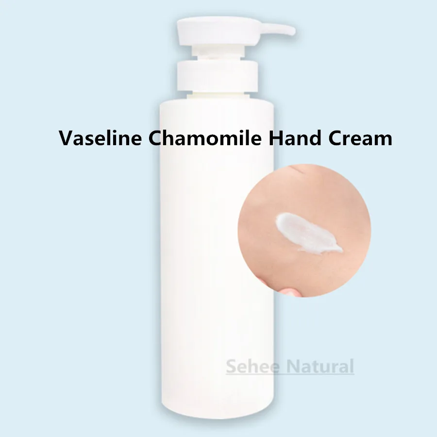 Vaseline Chamomile Hand Cream Moisturizing Autumn Winter Hands Care Anti Cracking 1000g big bottle Salon Equipment 1kg
