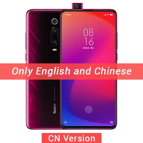 Смартфон Xiaomi Redmi K20 Pro с глобальной ПЗУ, 8 ГБ, 256 ГБ, Восьмиядерный процессор Snapdragon 855, задняя камера 48 МП, 4000 мАч, распознавание экрана - Цвет: China ROM Red