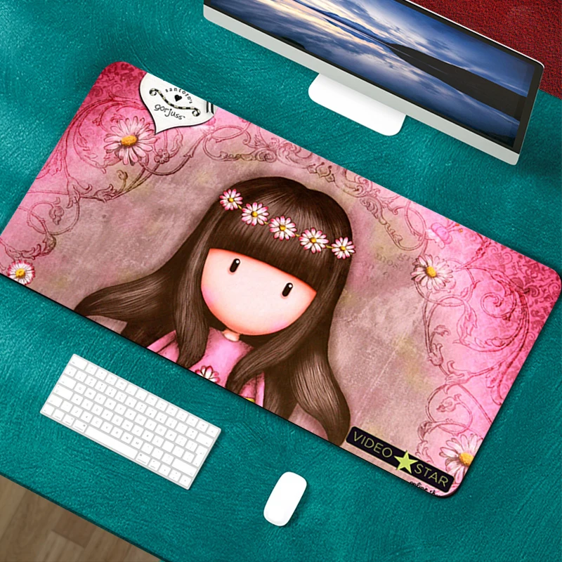 

Cartoons Santoro Gorjuss Omputer Mouse Pad Gaming MousePad Large Mouse Pad Gamer XXL Mause Carpet PC Desk Mat for Keyboard Pad