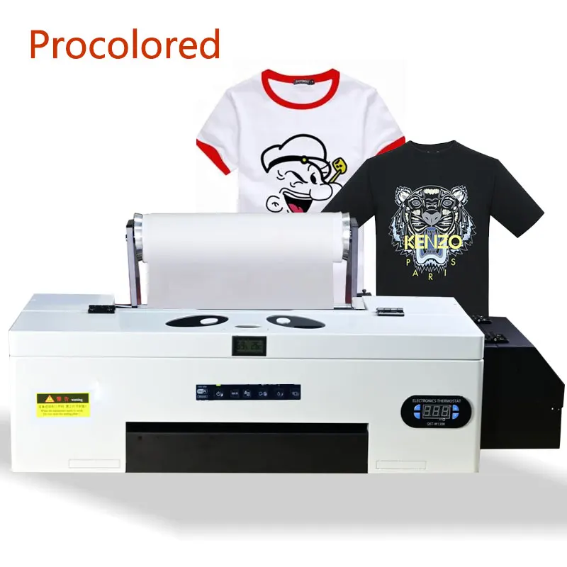 Принтер procolour A3 DTF с рулоном для футболок толстовок кожаной одежды