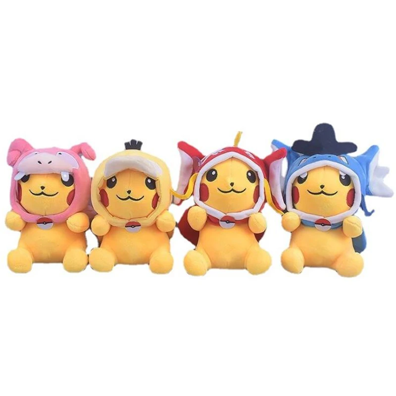 12 шт./лот Kawaii Косплей искусственная кукла мягкая Psyduck Charizard Magikarp коготь машина
