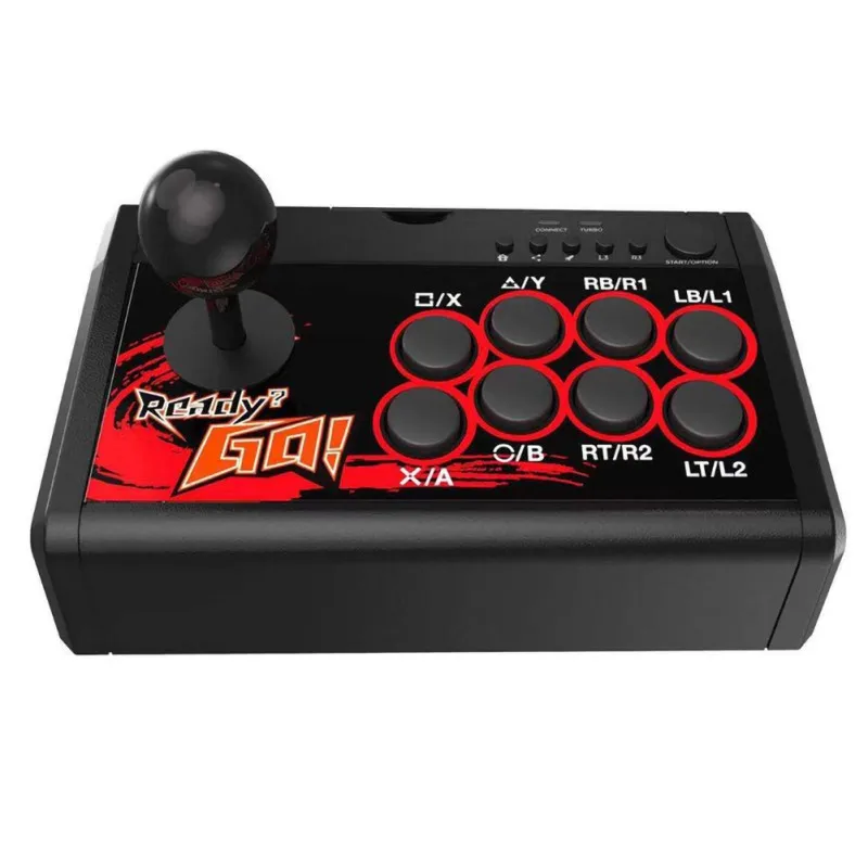 Черный USB проводной игровой контроллер аркадные бои для PS3/PS4/Xbox one/PC джойстик ДЖОЙСТИК Джойстик игровой контроллер аркадный бой палка - Цвет: Черный