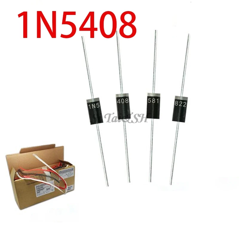 20 штук IN5408 1N5408 3A 1000V DO-27 с выпрямительным диодом (art.: 3a38f8d293f) - 3a38f8d293f