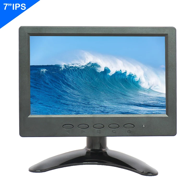 ZHIXIANDA для автомобиля видеонаблюдения DVR микроскоп 7 дюймов 1024*600 с BNC HDMI AV VGA USB вход