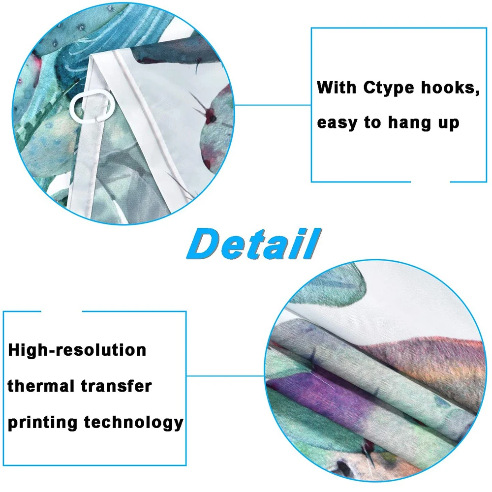 Занавеска для душа в богемную полоску с геометрическим принтом разноцветный и