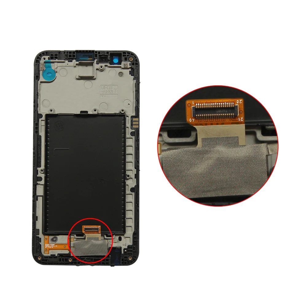 Без битых пикселей ЖК дисплей для LG K10 2017 сенсорный экран M250 M250N M250E M250DS дигитайзер
