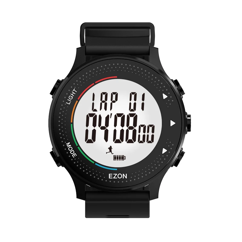 Цифровые часы для отслеживания активности с пульсометром шагомером