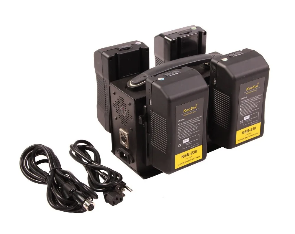 Аккумулятор 4x230 Вт + 1x 4 канальное зарядное устройство Sony V mount для красного Alexa F55