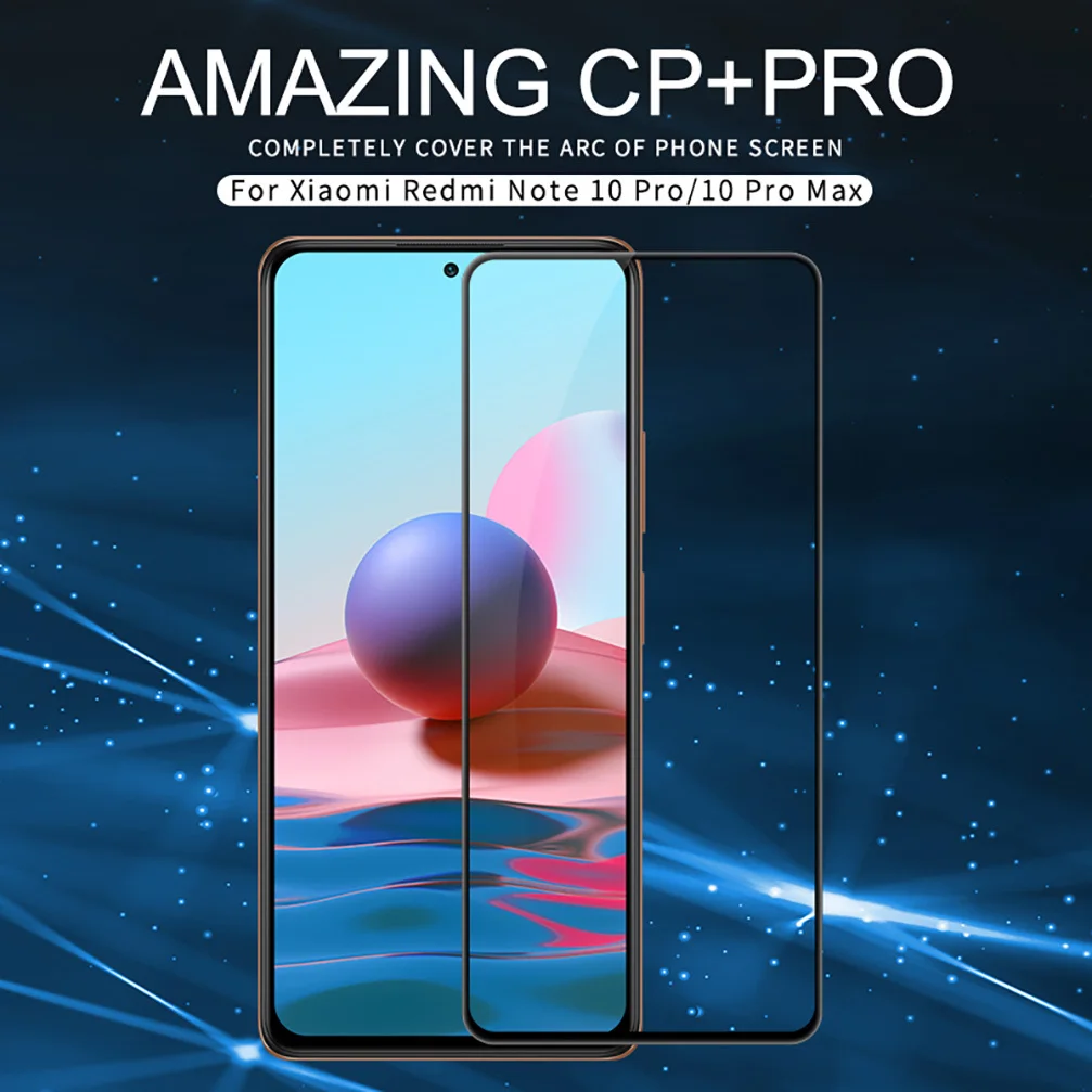 For Xiaomi Redmi Note 10 5G Glass Nillkin CP+Pro H/H+Pro Tempered Glass For Redmi Note 10 Pro Max 10s Screen Protector Film