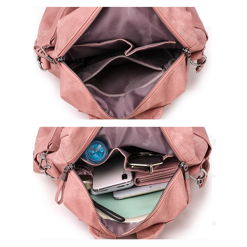 

New Backpack Fashion Lady Shoulder Bag Vintage Bagpack Travel Backpacks For Girls Back Pack