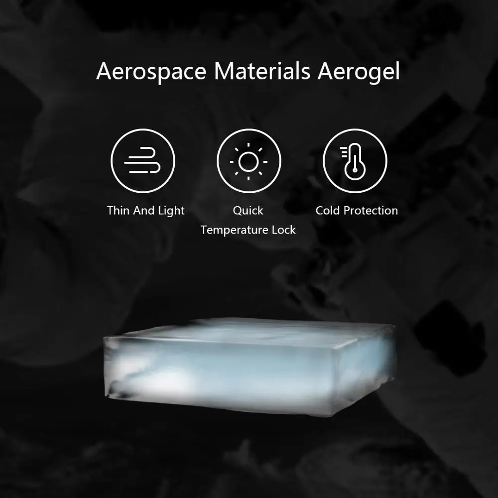 

Youpin Aerogel Anti-Cold Jacket Windproof Waterproof Thermal Parka Light Warm Cold Isolation Space Suit For Men Down Coat