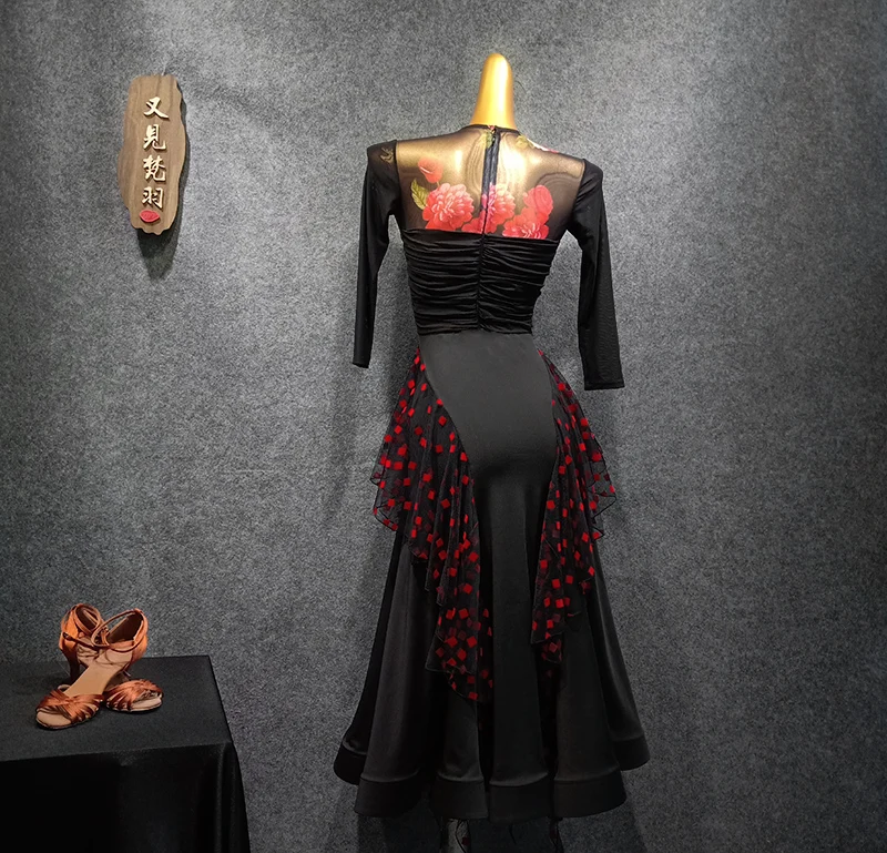 Женские платья для танцев стандартные бальных длинное платье вальса светящаяся