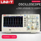 UNI-T UTD2052CL +UTD2102CL + Цифровые осциллографы 2 аналоговых канала 7 дюймов LCD 50 МГц и 100 МГц Мвыб.с