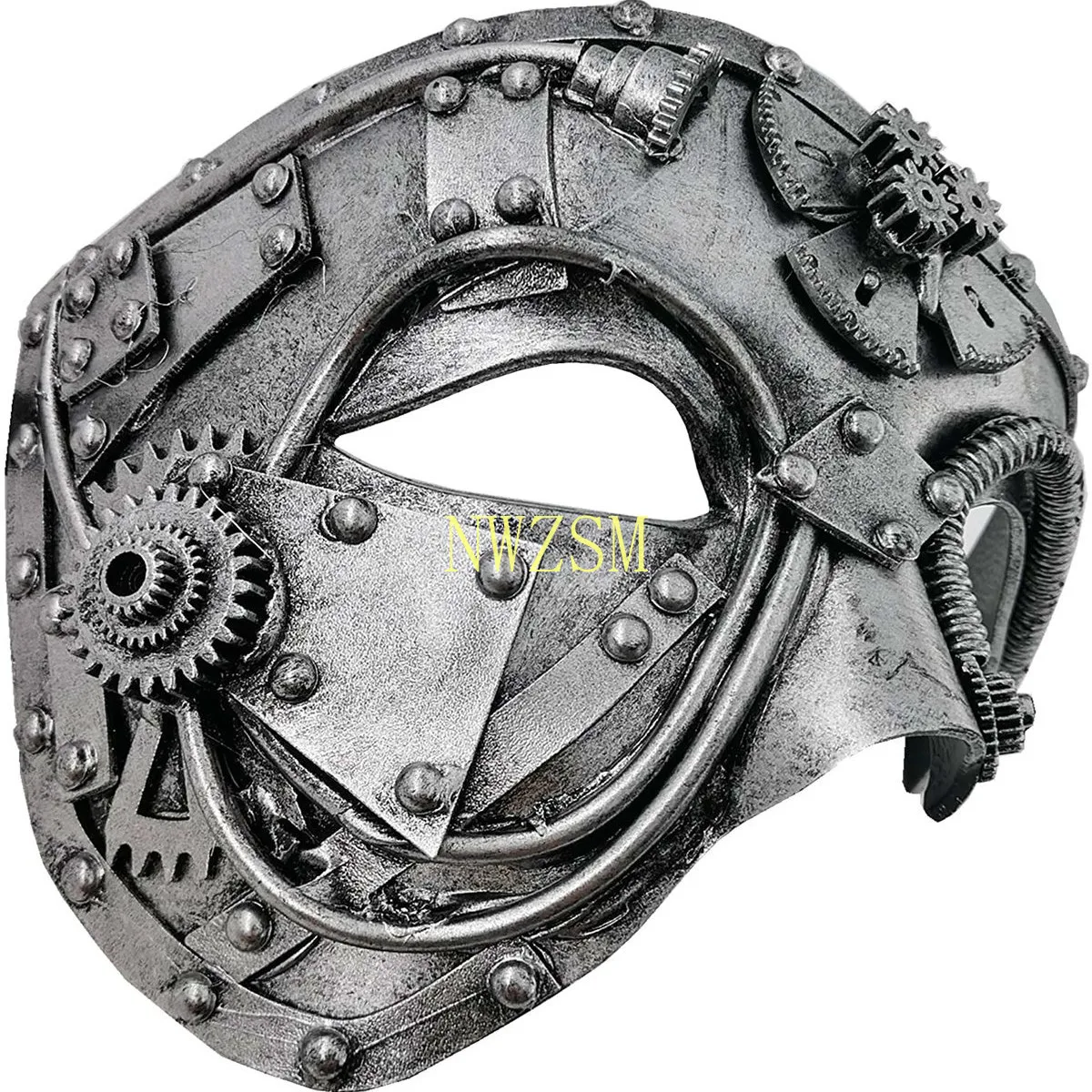Венецианская маска шлем механический мужской для маскарада стимпанк Фантом
