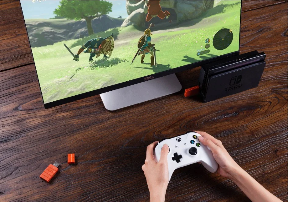 Aknes 8Bitdo USB Wireless Bluetooth Adapter Receiver For Windows Mac For Nintend Switch For PS3/Xbox one Controller
