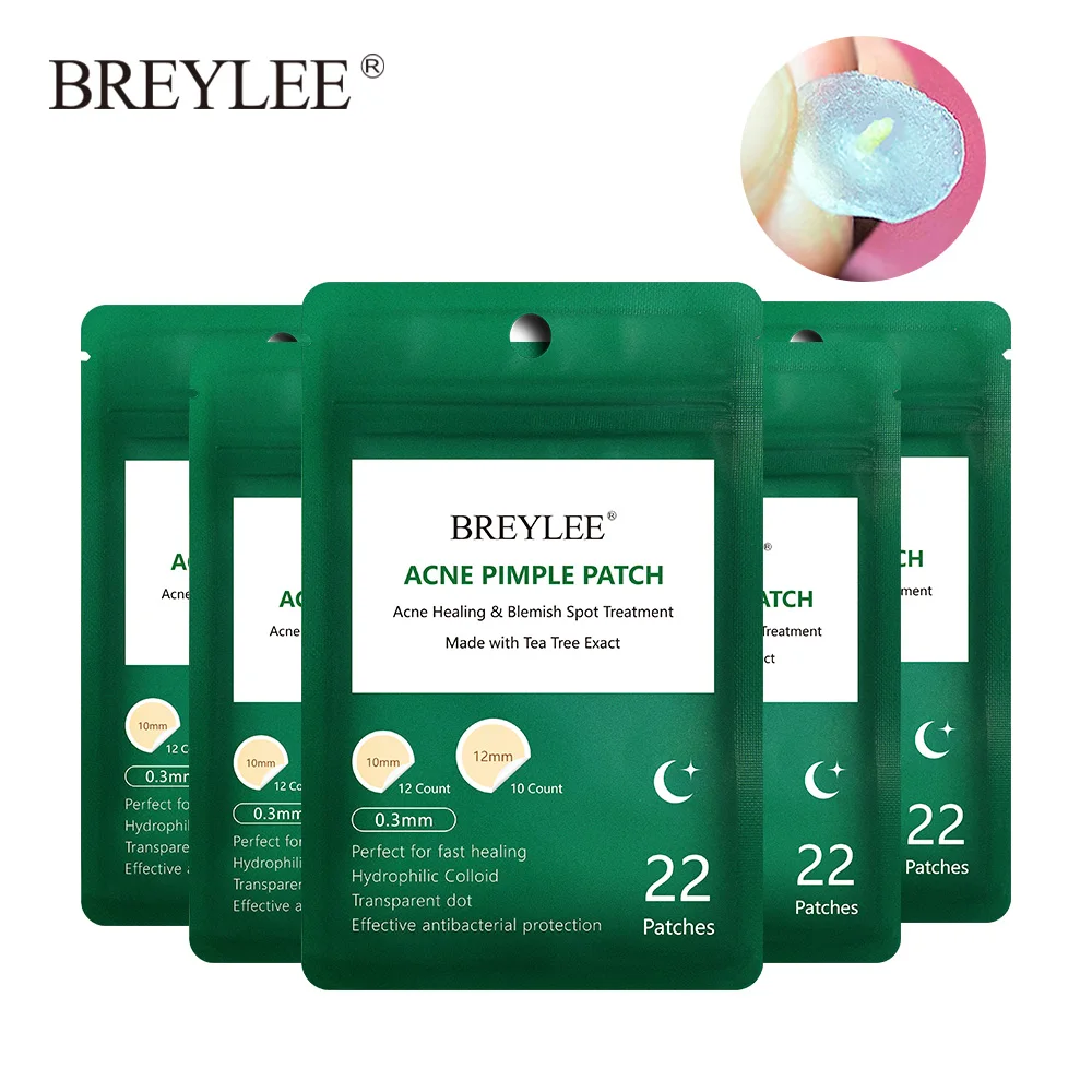 BREYLEE 5 шт. акне прыщи патч Смягчающая маска для ухода за кожей лица пилинг лечение
