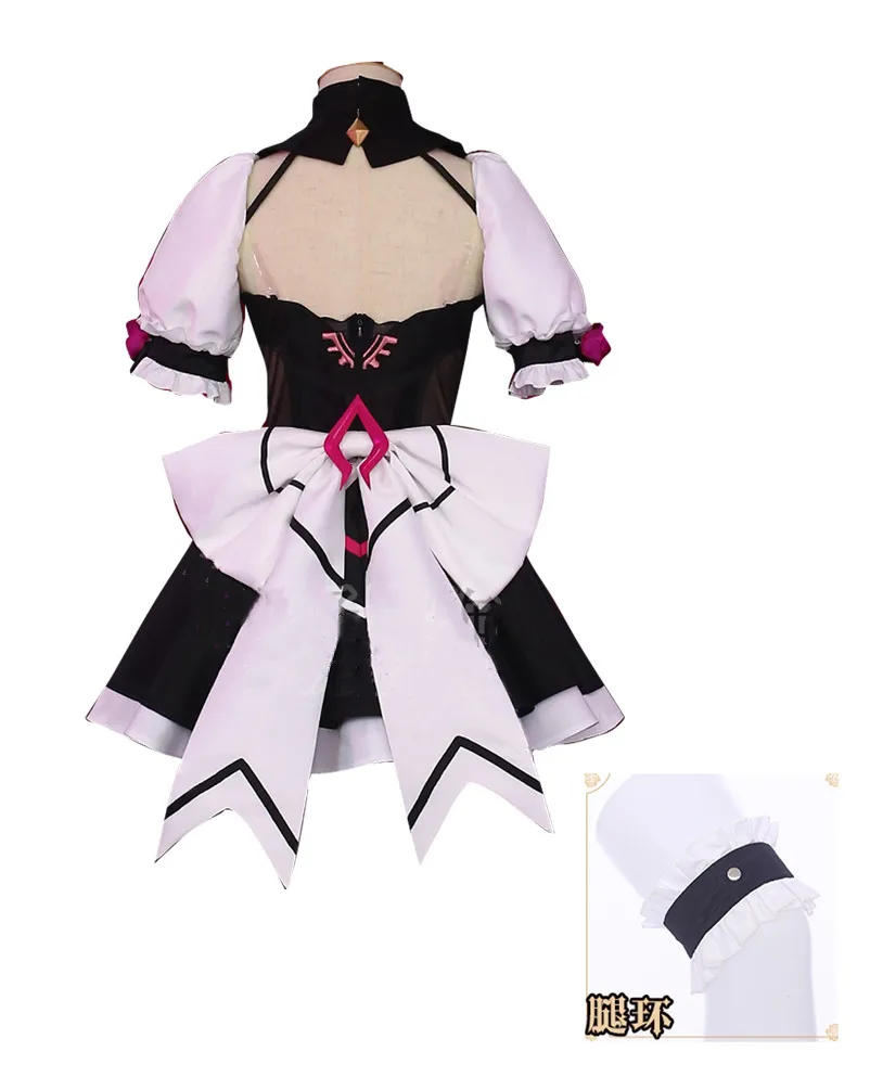 Костюм для косплея Honkai Impact 3 Рита росвейссе фартук платье Валкирия черная Роза