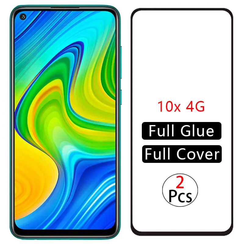 Чехол для redmi 10x4g защитный экран из закаленного стекла xiaomi ksiomi readmi 10 x x10 6 53 чехол
