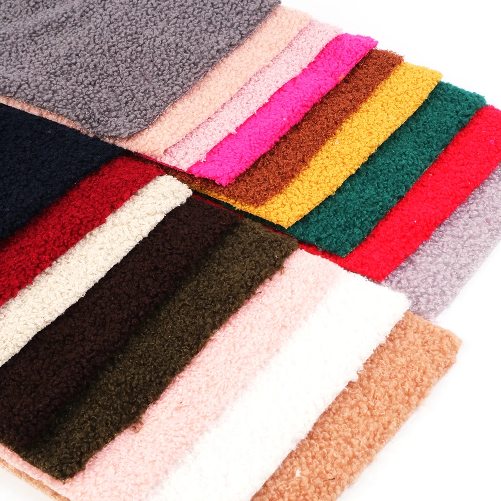 Роскошная круглая мягкая овечья шерстяная ткань 20*33 см материал флисовая