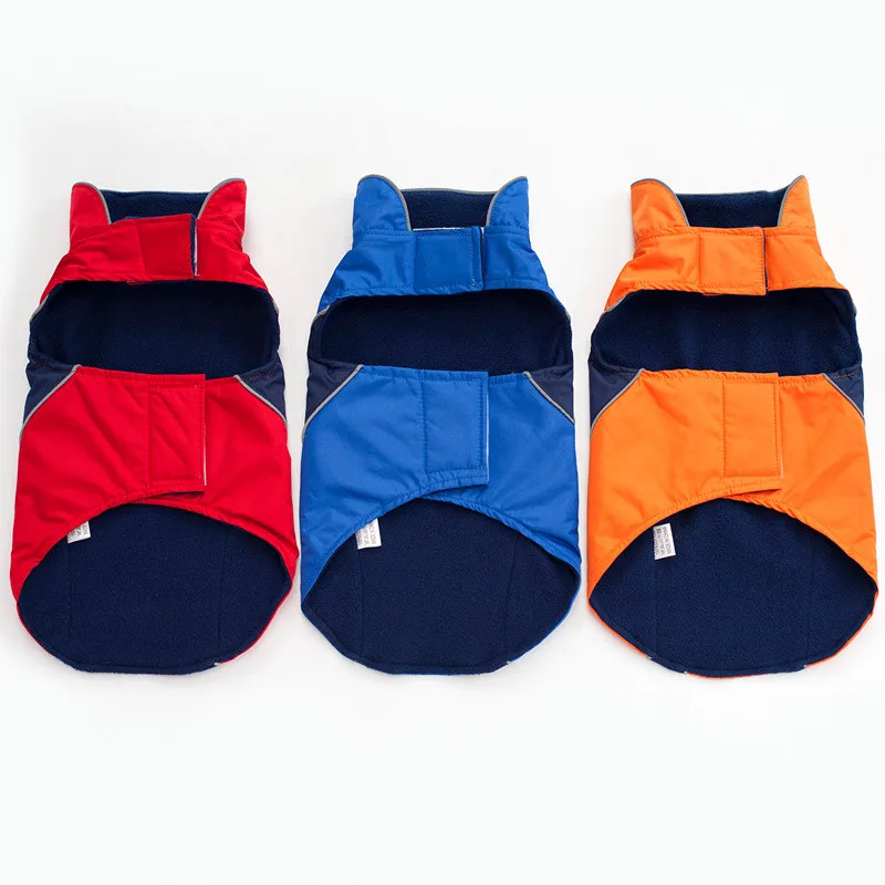 

New pet dog jackets vest vest cotton clothes sports pet clothes windproof and rainproof dog clothes