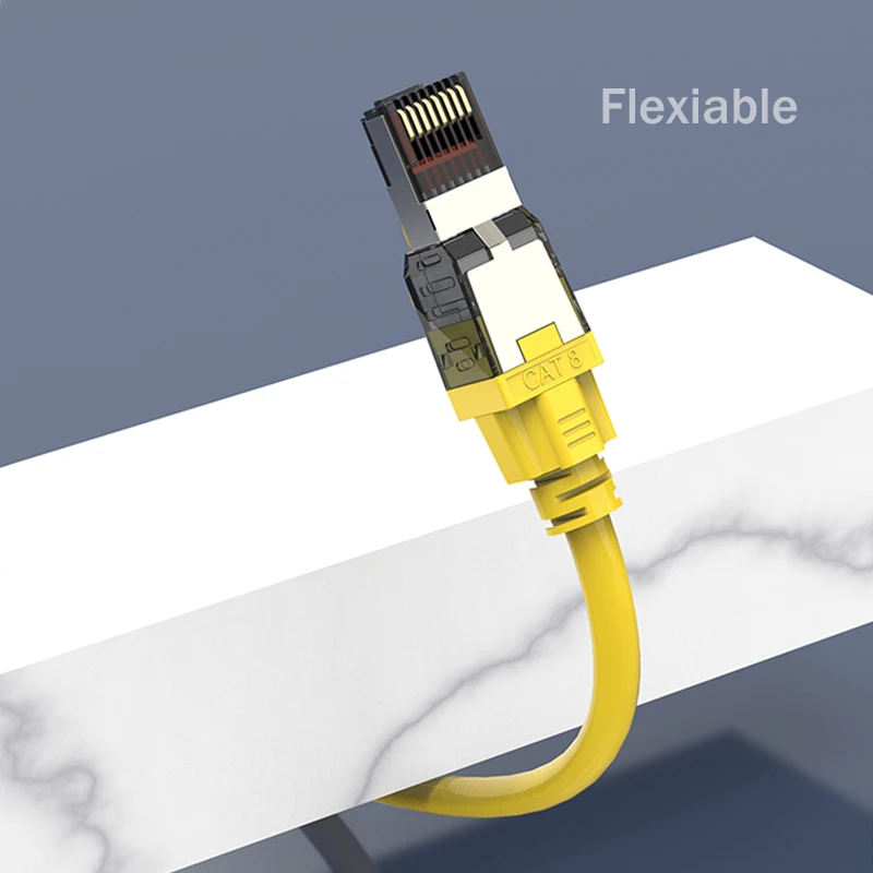 RJ45 сетевой Cat8 патч корд 40 г 2000 МГц Ethernet Cat 8 кабель Разъем Встроенный PCB GHMT канал