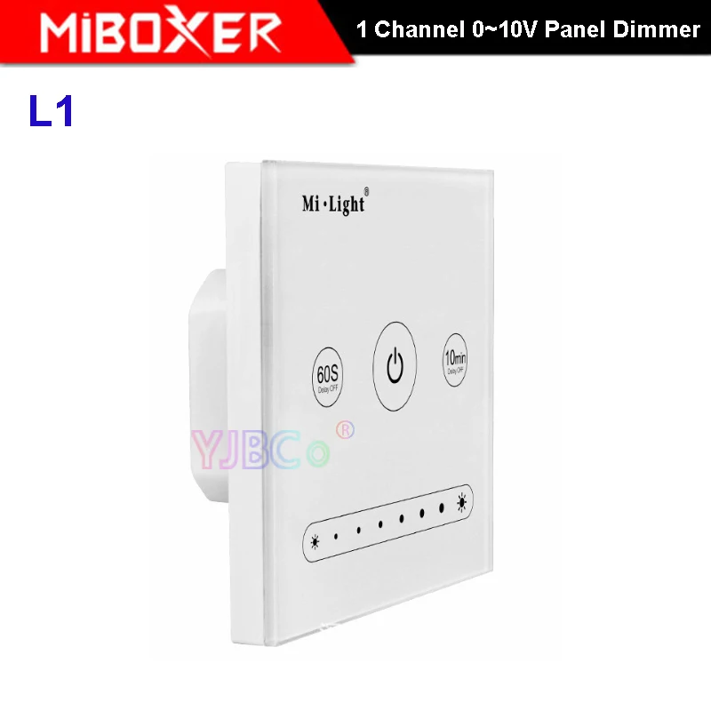 L1 Контроллер с регулируемой яркостью MiBOXER L1 L4 1CH 4 CH 0~ 10V светодиодная Сенсорная панель диммер LS4 0/1~ 10V для одноцветной светодиодный светильник - Цвет: L1