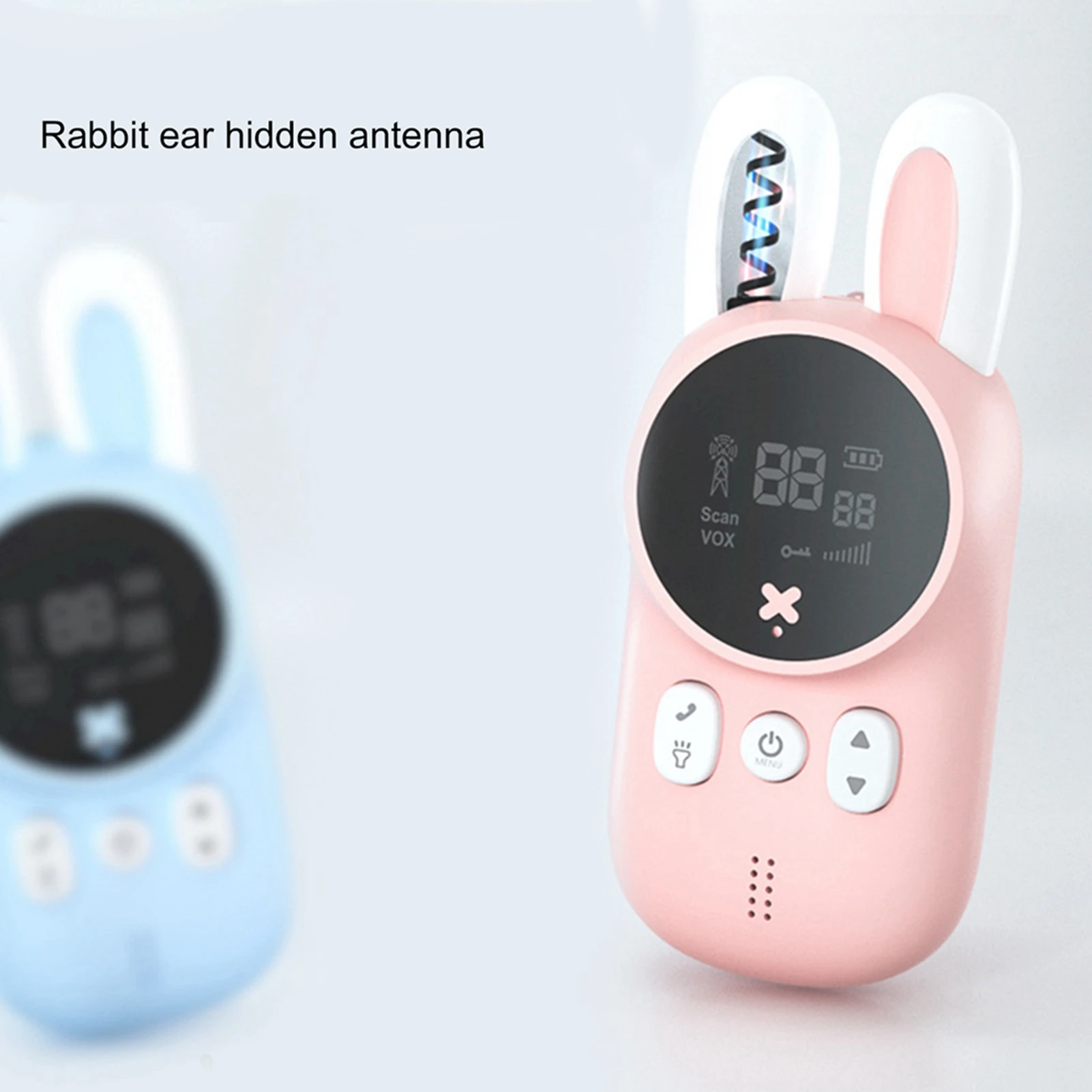Детский комплект из 2 предметов с рисунком кролика из мультфильма ручной Беспроводной двухстороннее радио Связь игрушки от AliExpress RU&CIS NEW