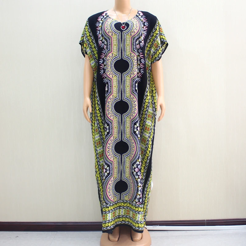 2019 африканские Дашики с традиционным рисунком черные 100% хлопковые длинные